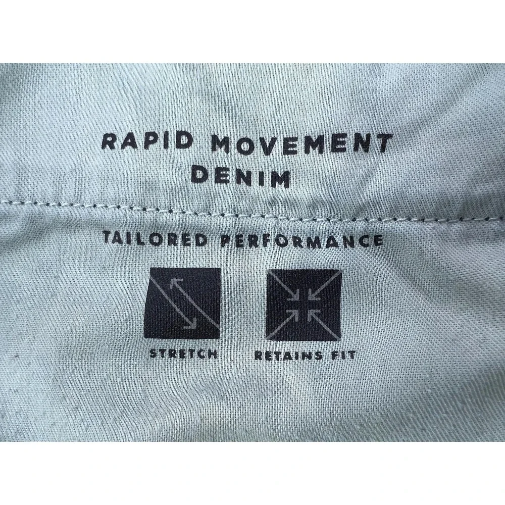 Banana Republic Jeans Men's 32x32 Blue Athletic Tapered Rapid Movement Denim
